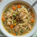 Greek lemon chicken soup